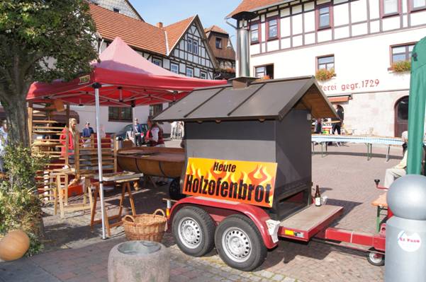 Holzofen Zobel's Bäckerei Dermbach/Rhön