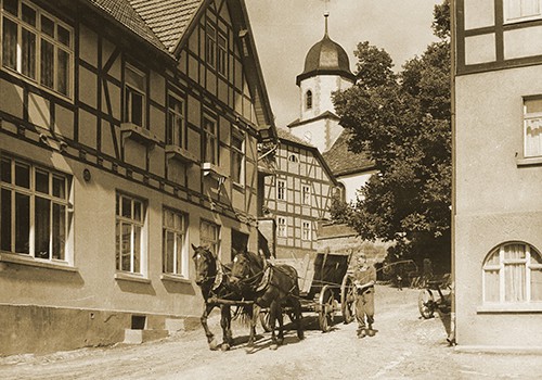 Zobel's Bäckerei in Dermbach / Rhön im 20. Jahrhundert