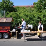 Holzofen von Zobel's Bäckerei beim Maifest