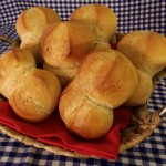 Doppelte Brötchen von Zobel's Bäckerei in Dermbach / Rhön