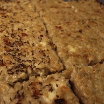 Zwiebelkuchen - Zwiebel´sploatz von Zobel's Bäckerei in Dermbach / Rhön