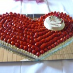 Hochzeitstorte in Herzform