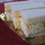 Käse-Sahne-Schnitte mit Mandarinen